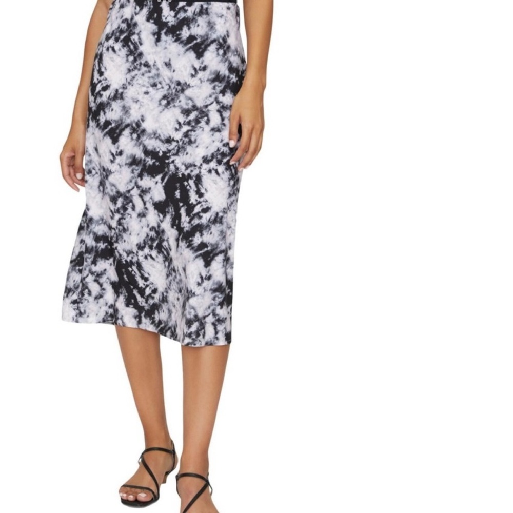 Sanctuary Black and White A-Line Skirt